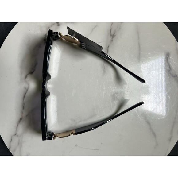 NWT Womens True Religion Sunglasses TRM1784X Black/Gold Reflectiv Oversized $90 main image 8